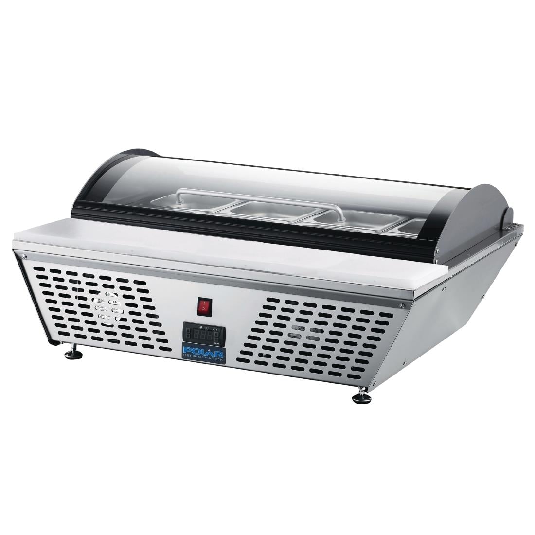 Polar G-serie energiezuinige aanrecht voorbereidingskoelkast 4X GN 1/3 - Afbeelding 6