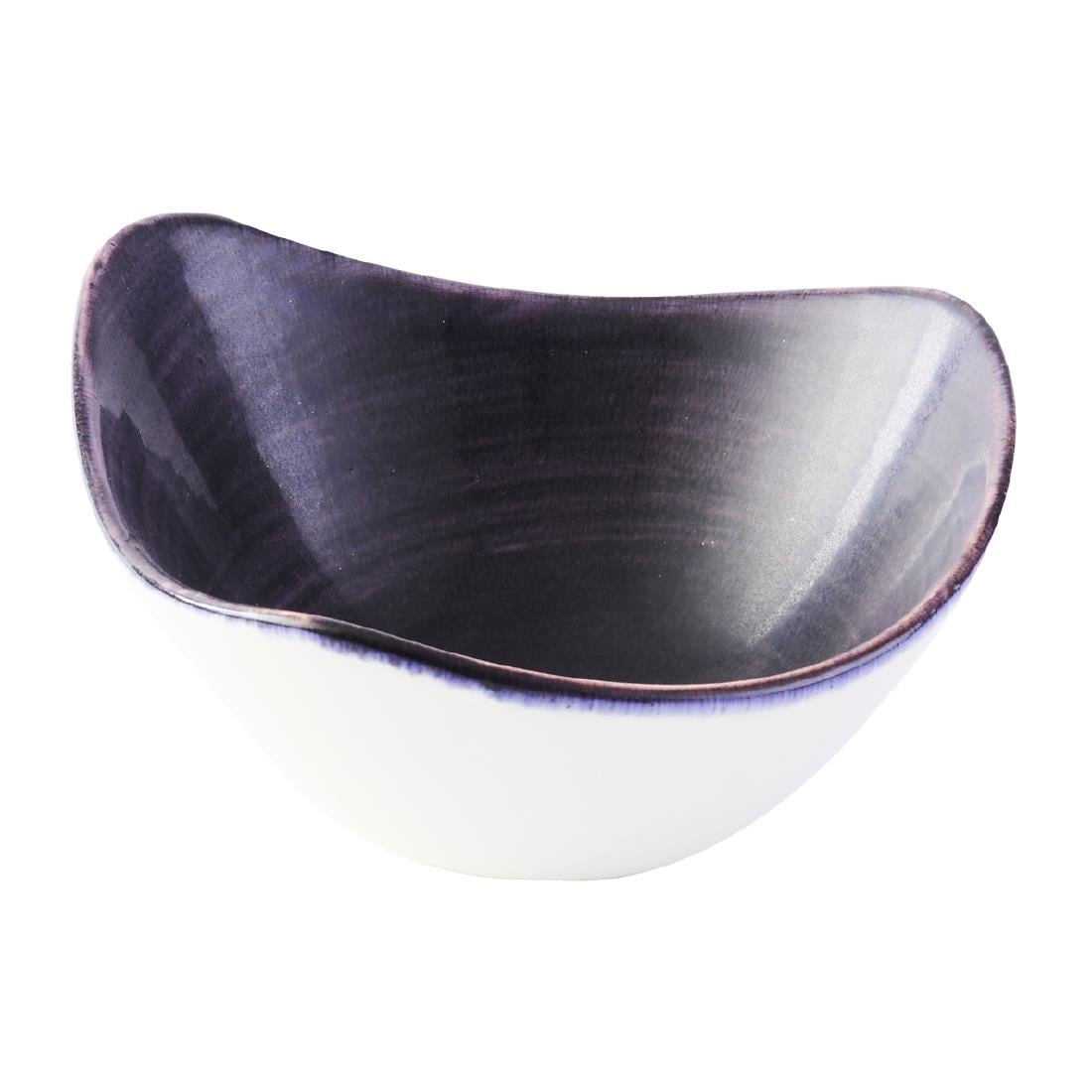 Churchill Stonecast Patina Deep Purple Driehoekige Kom 15.2cm (12 stuks) - Afbeelding 3