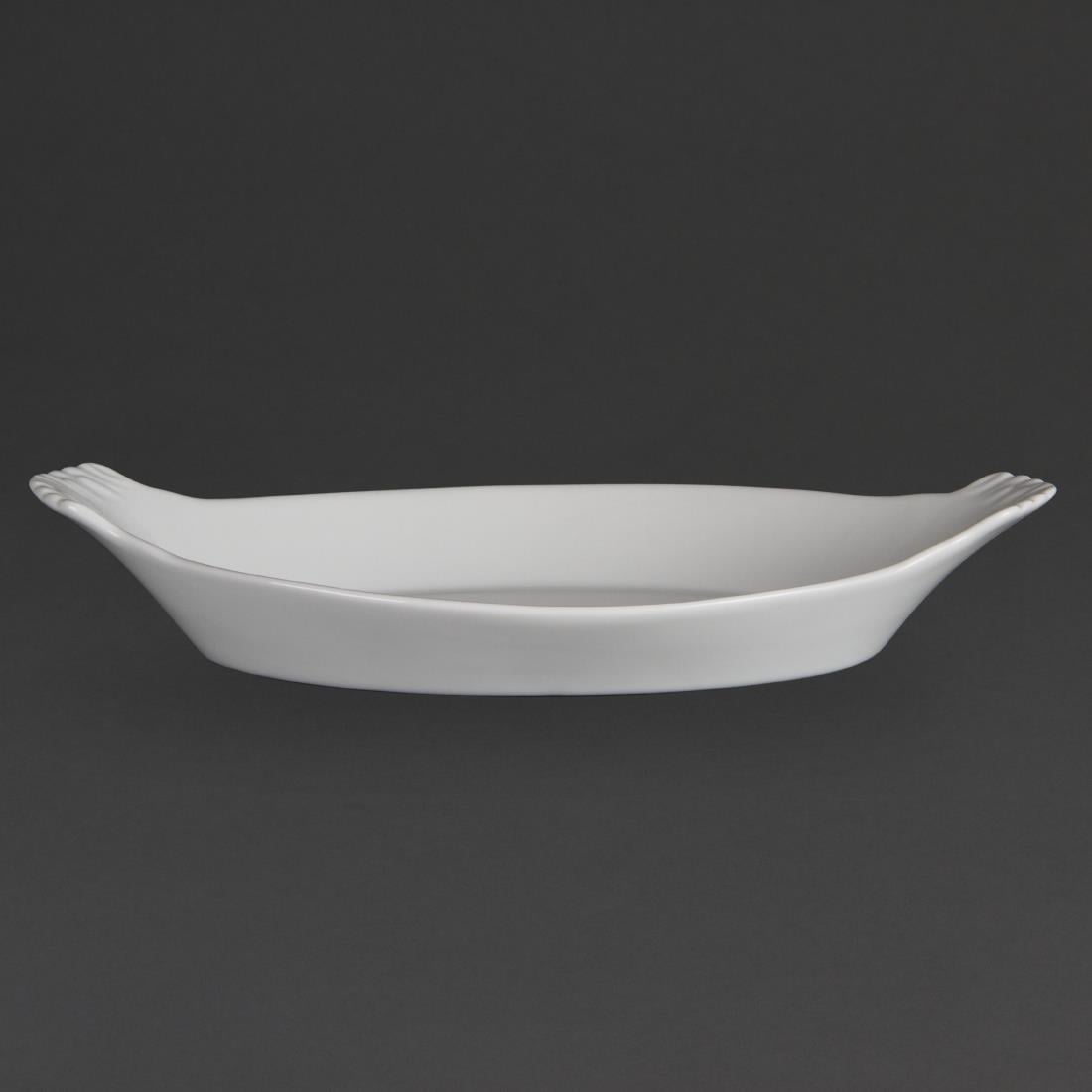 Olympia Whiteware ovale gratineerschalen 32x17,7cm (6 stuks) - Afbeelding 3