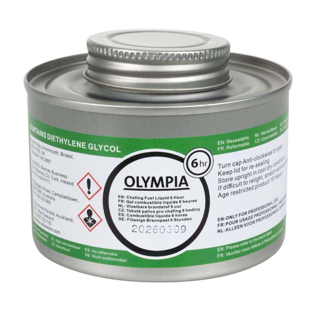 Olympia vloeibare brandpasta met lont 6 uur (12 stuks) - Afbeelding 2
