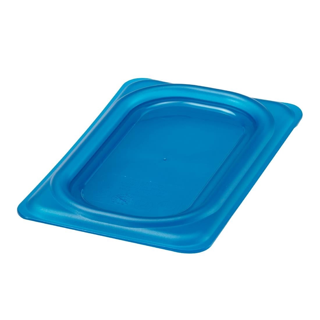 Cambro Safetrak IML polypropyleen afsluitdeksel blauw 1/9 GN - Afbeelding 3