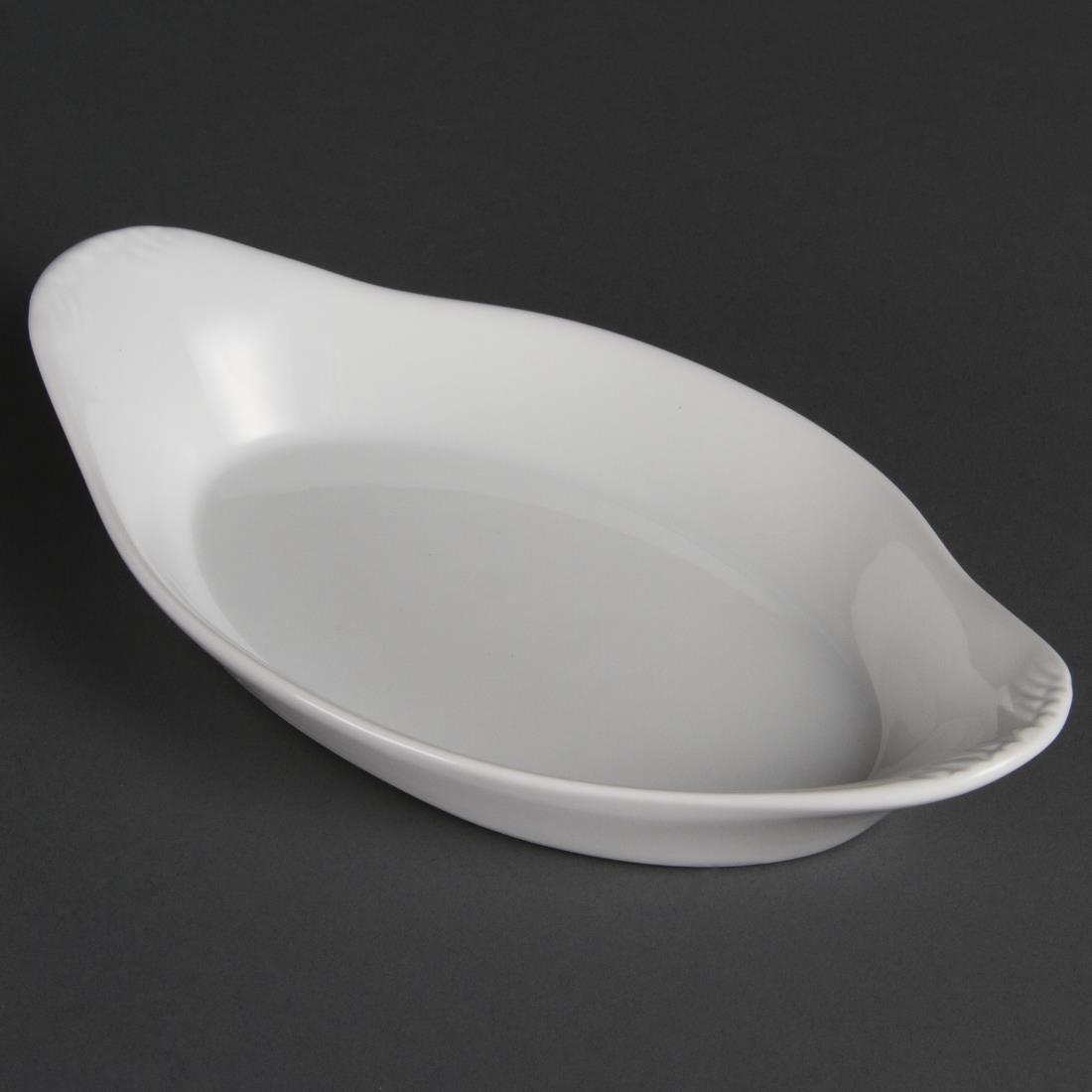 Olympia Whiteware ovale gratineerschalen 23x13cm (6 stuks) - Afbeelding 2