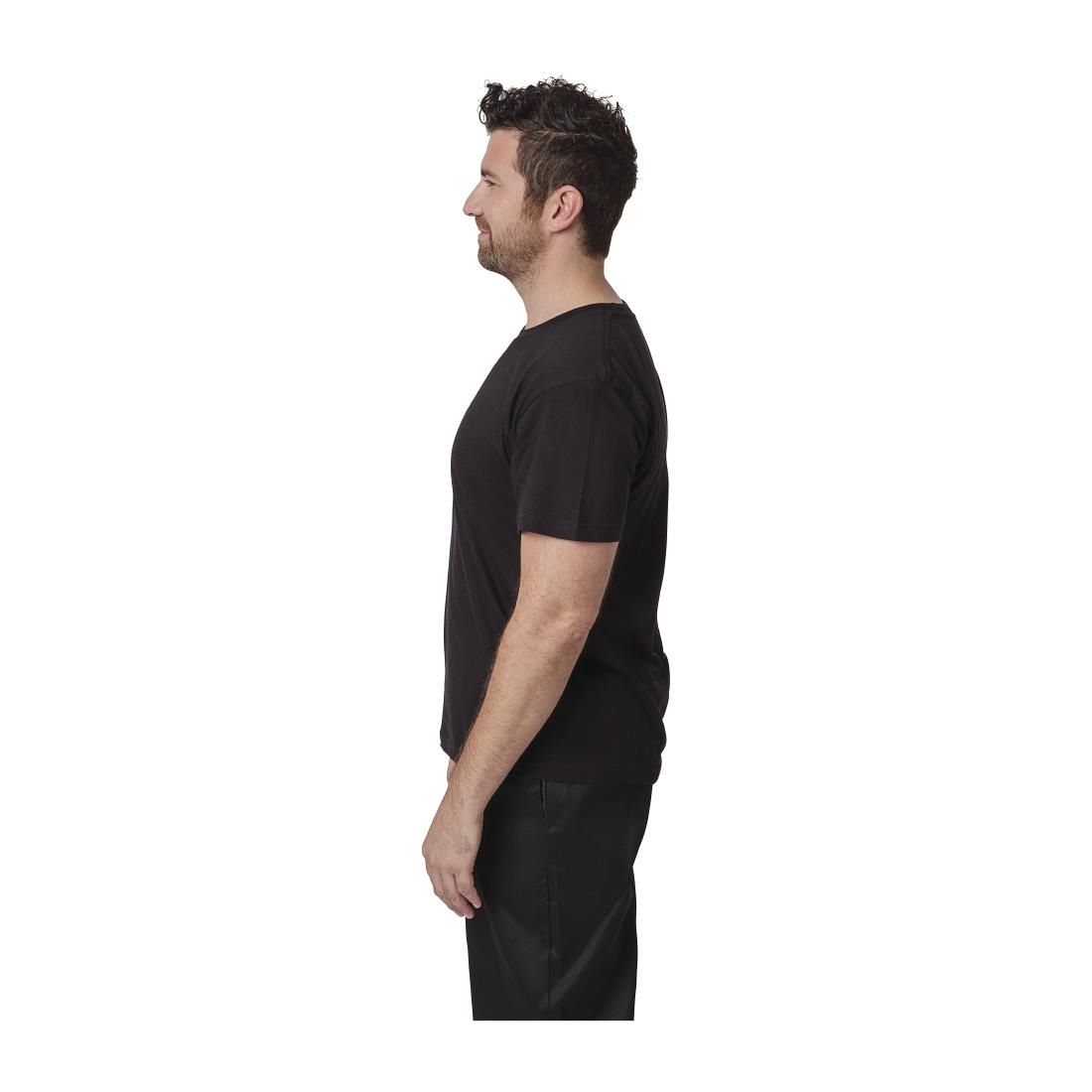 Unisex koks-T-shirt zwart XL - Afbeelding 6