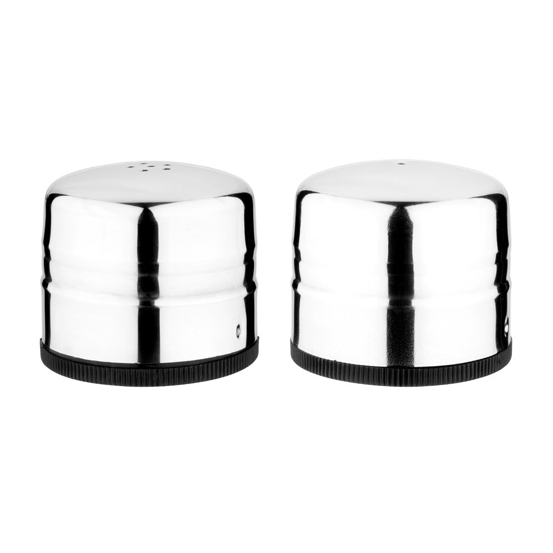 Olympia jumbo RVS peper- en zoutstrooier - Afbeelding 2
