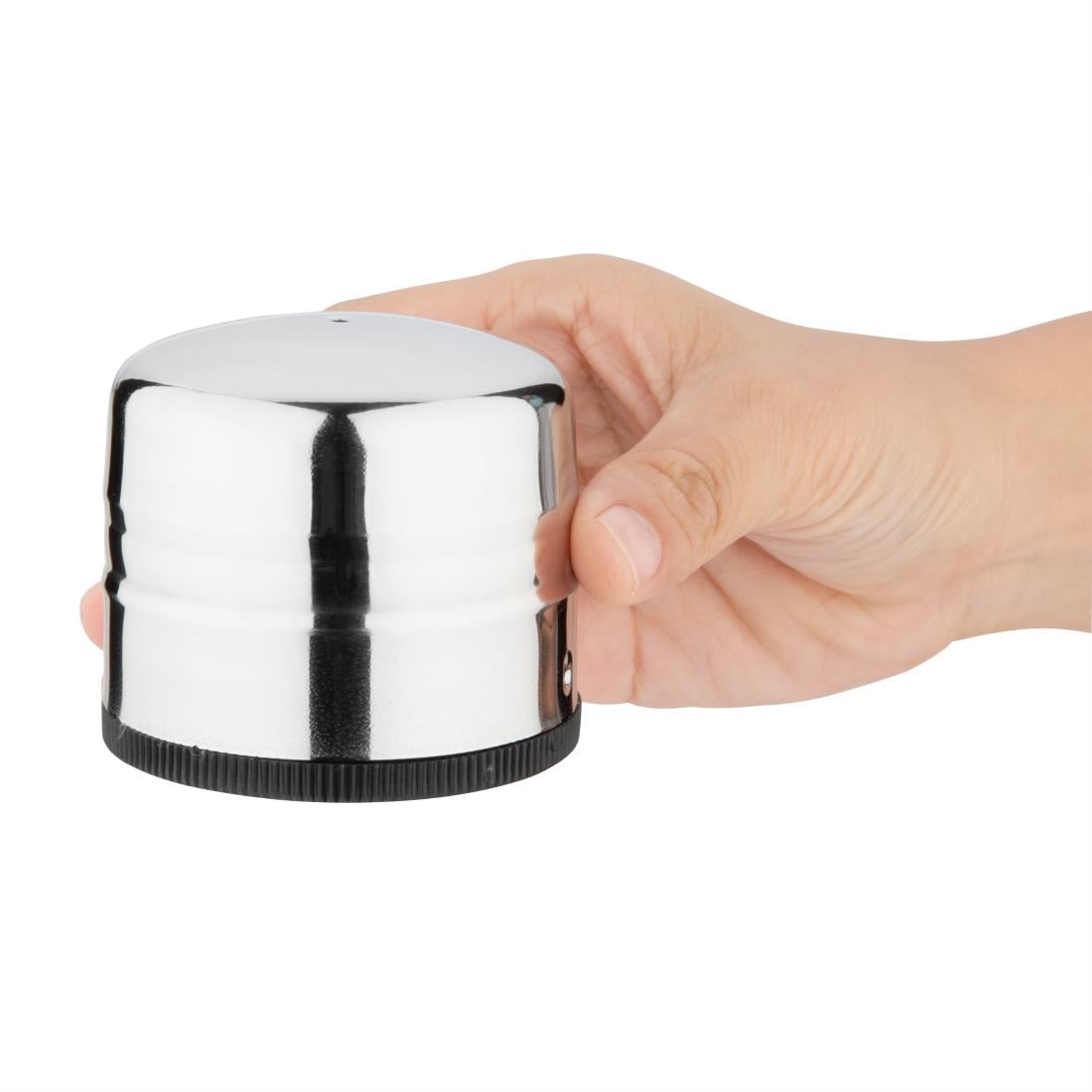 Olympia jumbo RVS peper- en zoutstrooier - Afbeelding 5