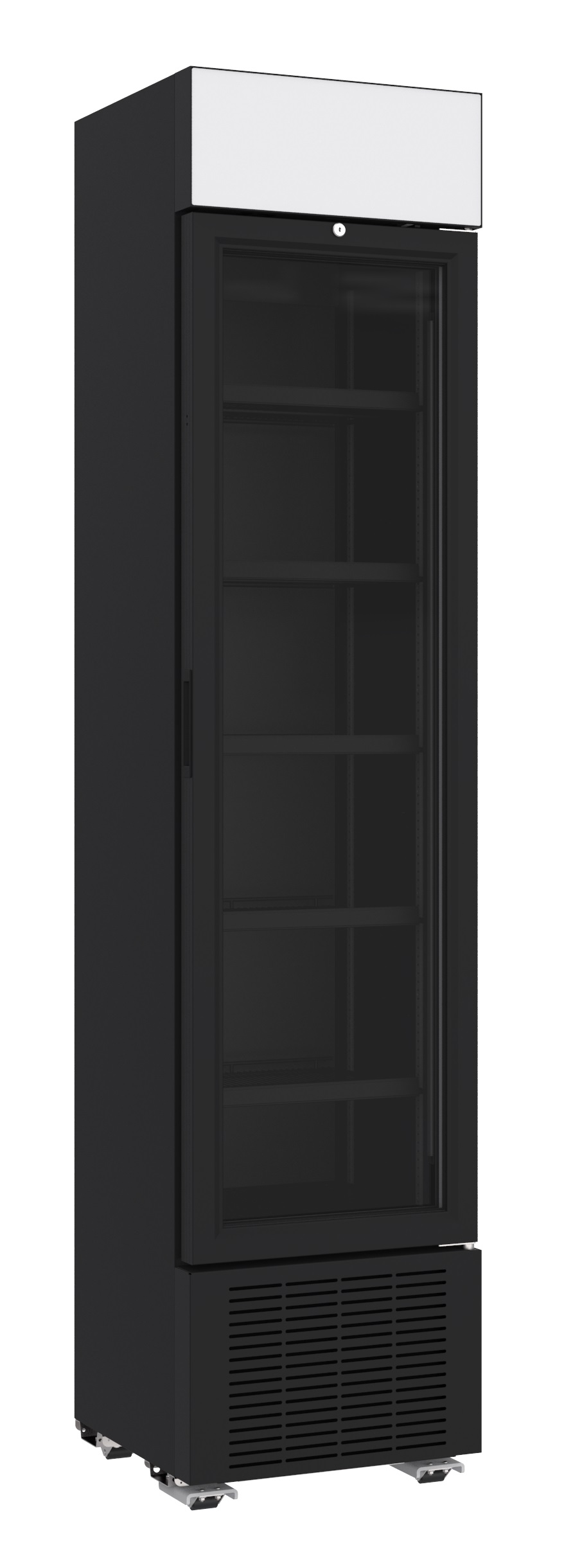 KOELKAST GLASDEUR 232L ZW CAN - Afbeelding 2