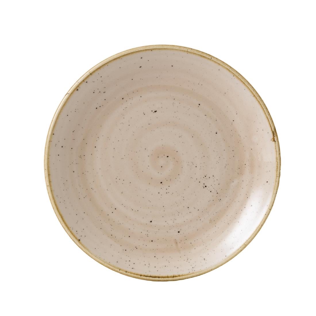 Churchill Stonecast Nutmeg Cream Evolve Coupe Bord 16.5cm (12 stuks) - Afbeelding 2