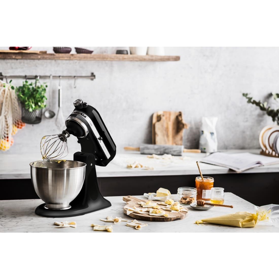 KitchenAid klassieke standmixer met kantelbare kop 4,3L 5K45SSEOB - Afbeelding 2