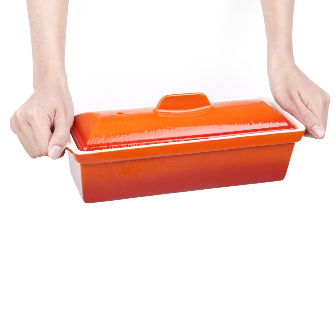 Vogue paté- en terrinevorm oranje 1,7L - Afbeelding 4