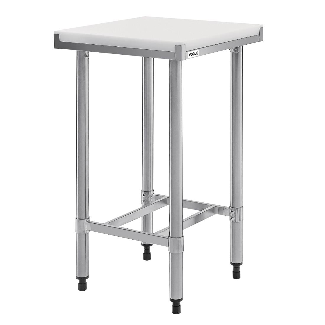 Vogue RVS snijtafel met HDPE snijplank 50cm - Afbeelding 6