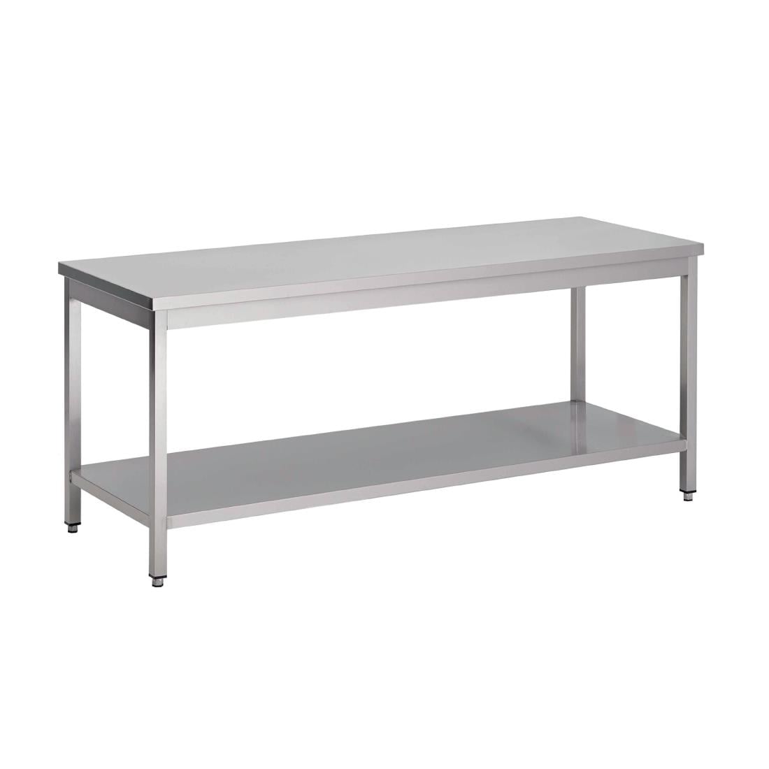 Gastro M RVS werktafel met onderblad 88x120x60cm - Afbeelding 2