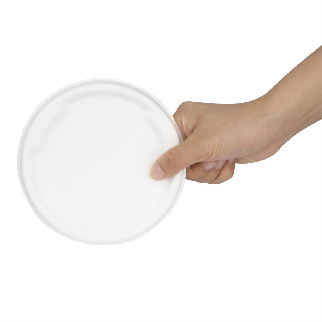 Fiesta Composteerbare Bagasse Deksels Voor 400/500ml Kom Basissen (50 stuks) - Afbeelding 3