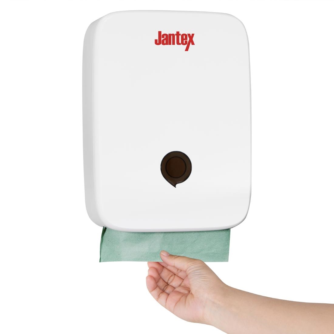 Jantex dispenser voor handdoekpapier groot wit - Afbeelding 7