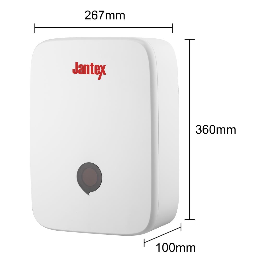 Jantex dispenser voor handdoekpapier groot wit - Afbeelding 9