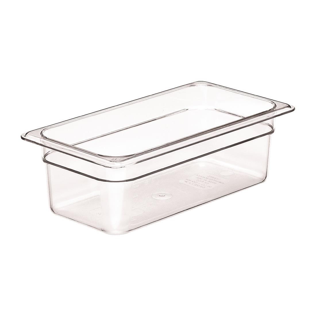 Cambro Camview BPA vrije polycarbonaat gastronormbak GN 1/3 100mm - Afbeelding 2