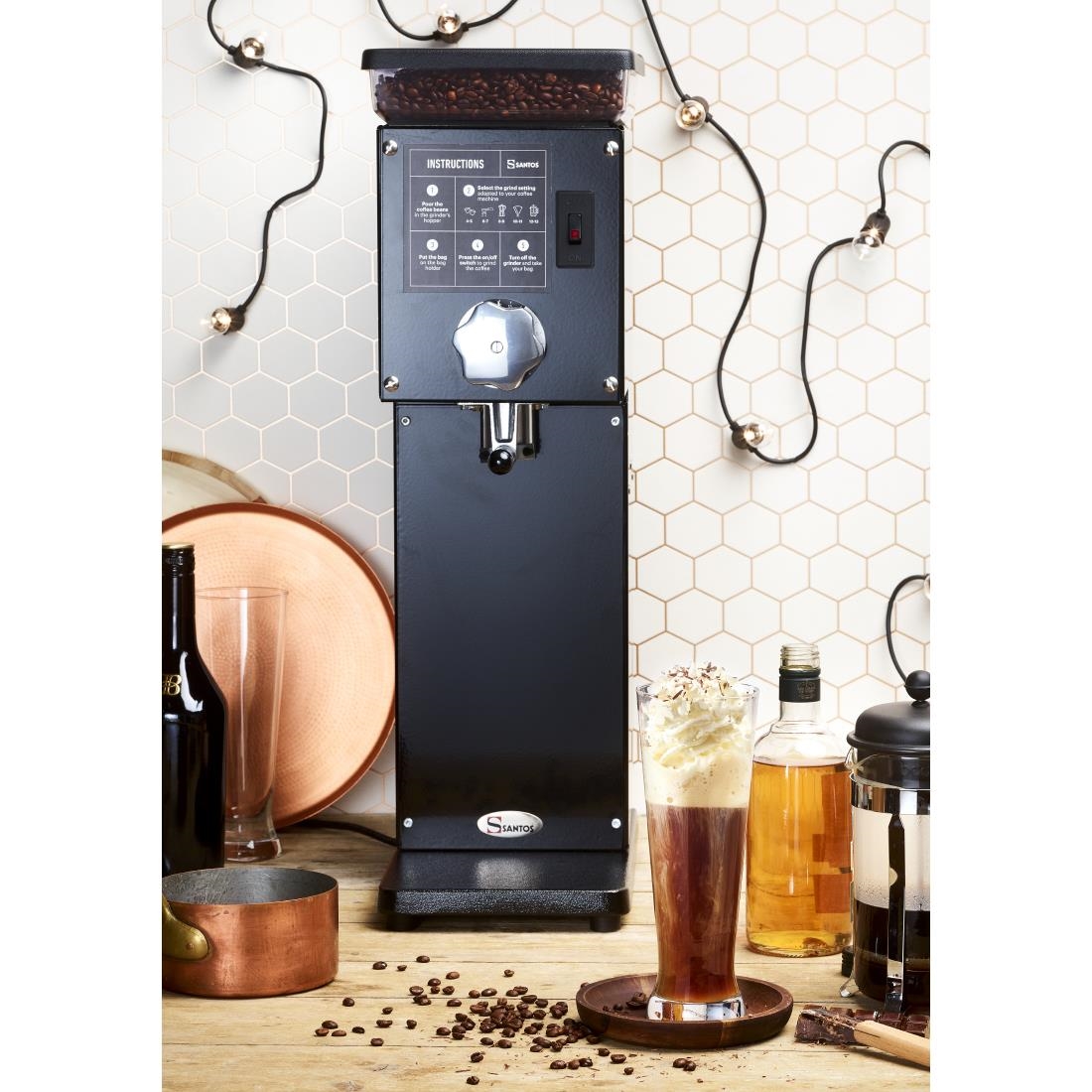 Santos Shop Koffiemolen Met Zakhouder 43NA - Afbeelding 6