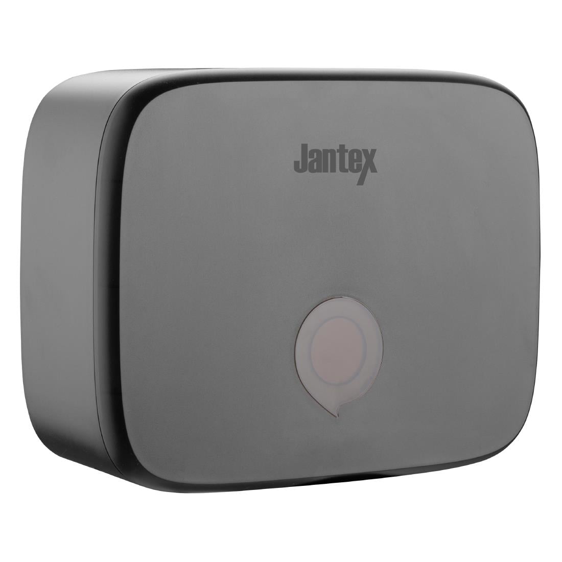 Jantex papieren handdoekdispenser smal zwart - Afbeelding 2