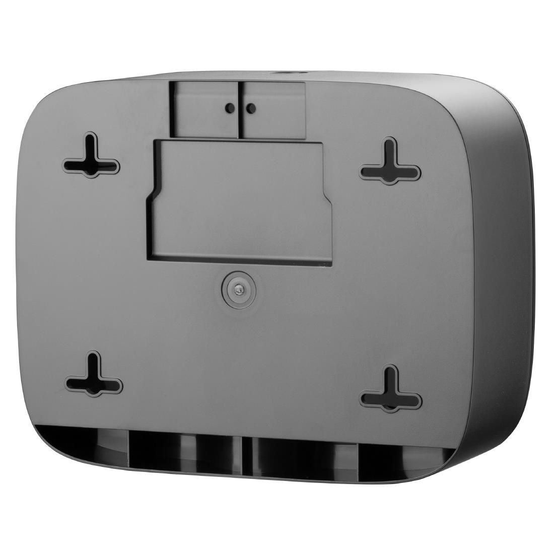 Jantex papieren handdoekdispenser smal zwart - Afbeelding 6
