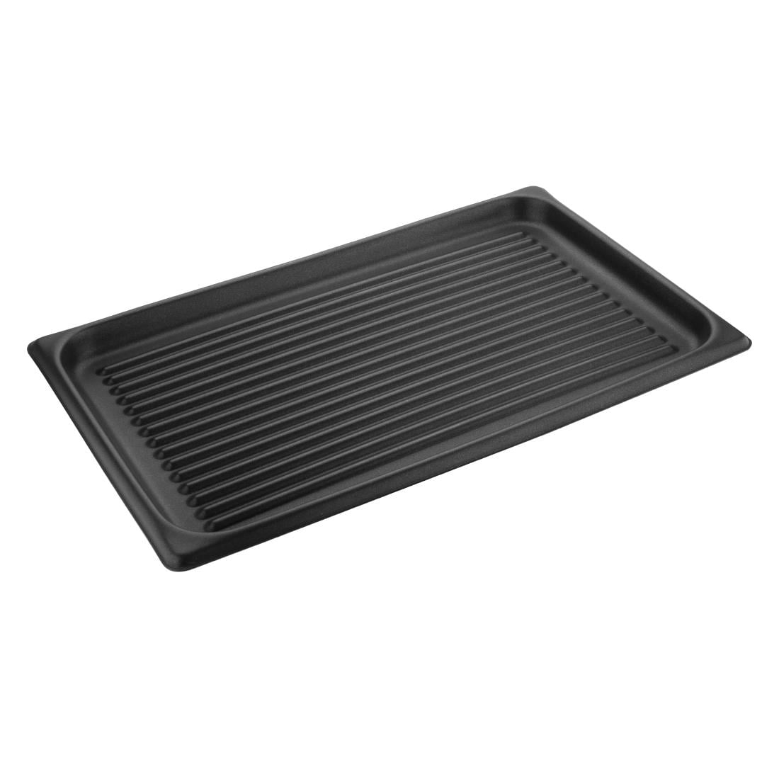 Vogue Geribbelde bakplaat met anti-aanbaklaag 530x325mm - Afbeelding 2