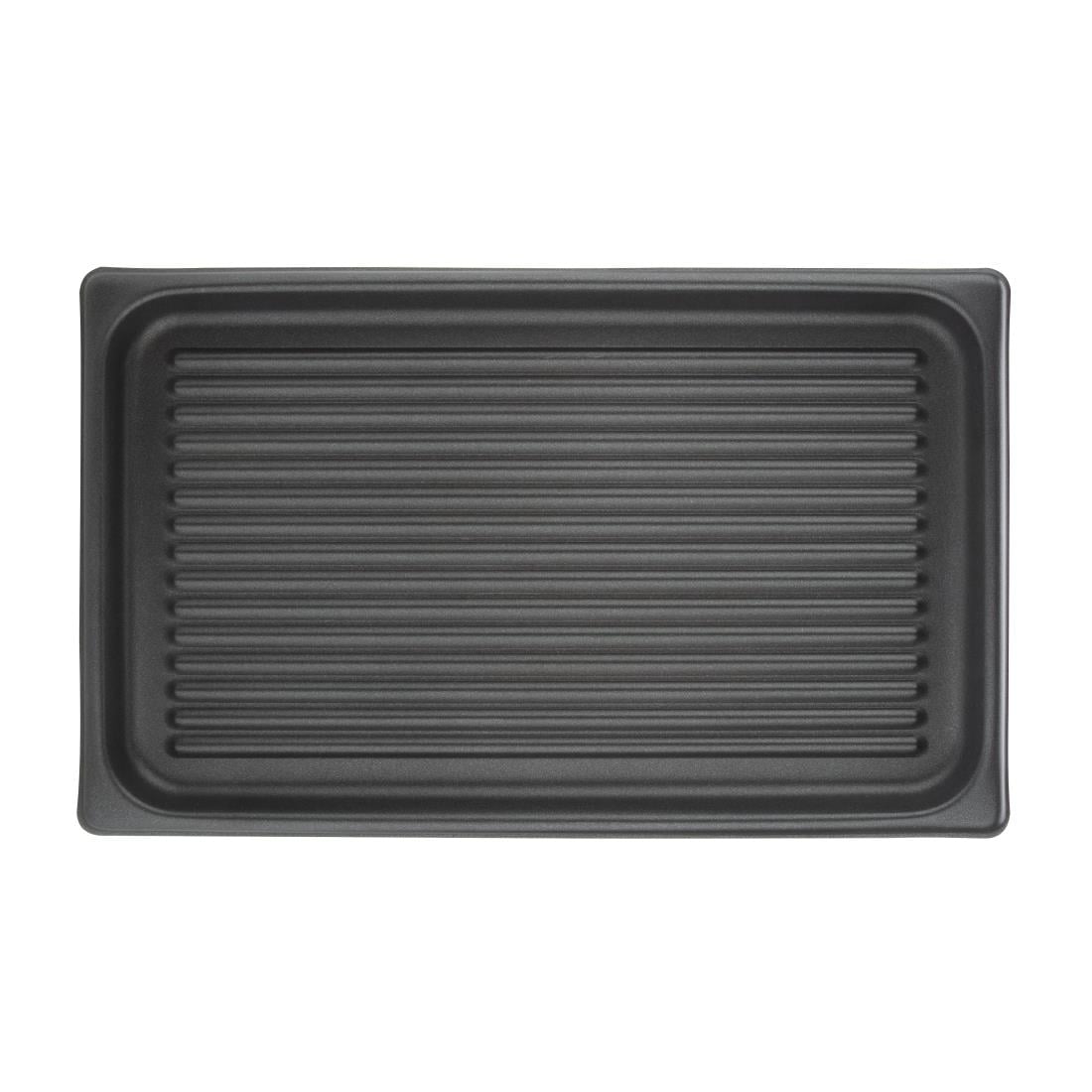 Vogue Geribbelde bakplaat met anti-aanbaklaag 530x325mm - Afbeelding 6