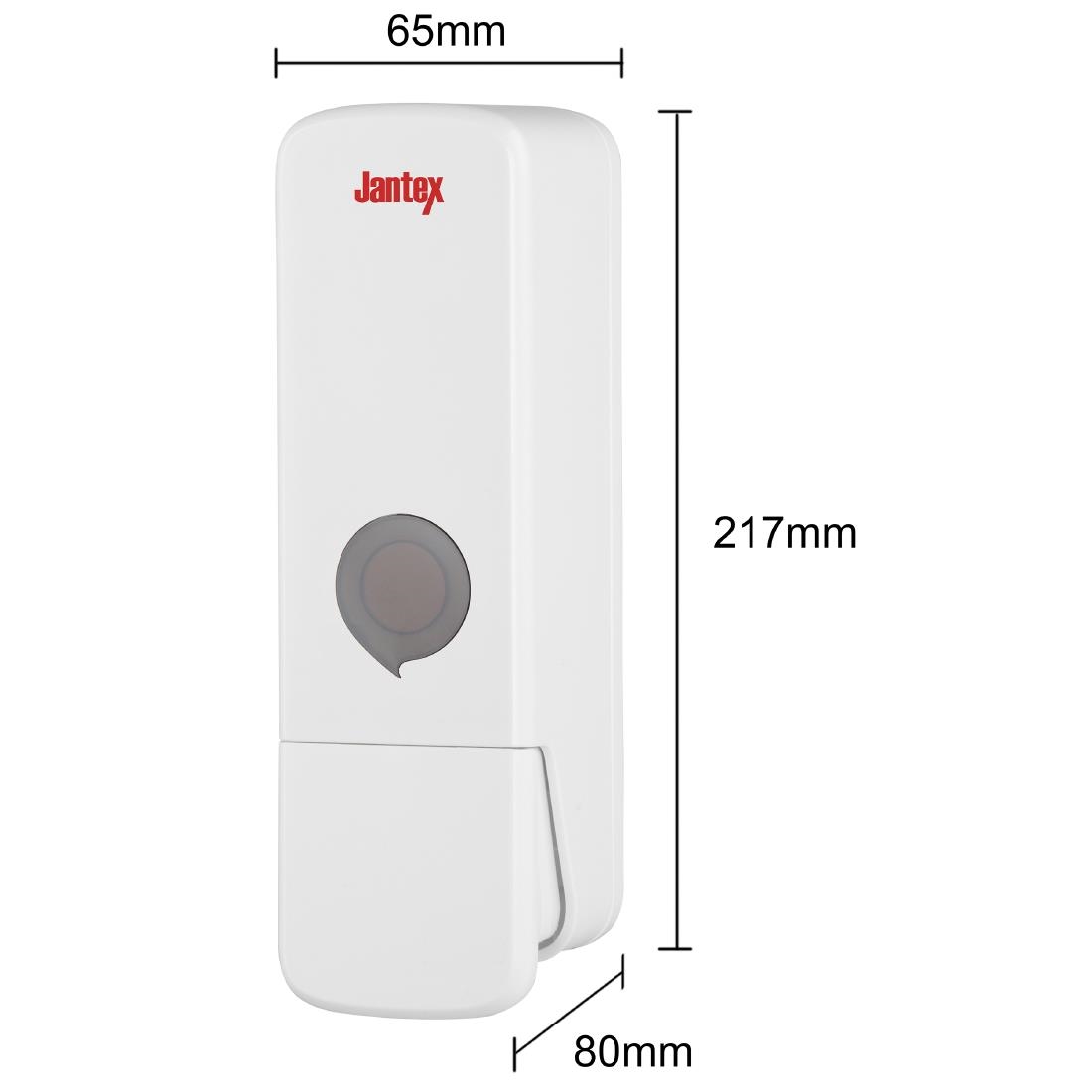 Jantex enkele douchedispenser wit - Afbeelding 8