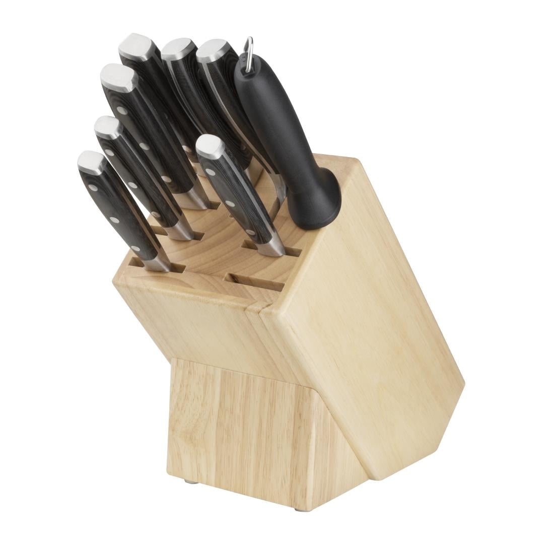 Vogue houten messenblok 9 sleuven - Afbeelding 2