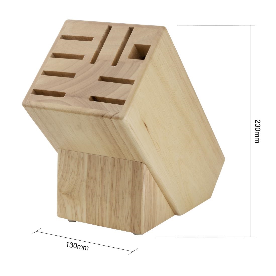 Vogue houten messenblok 9 sleuven - Afbeelding 6