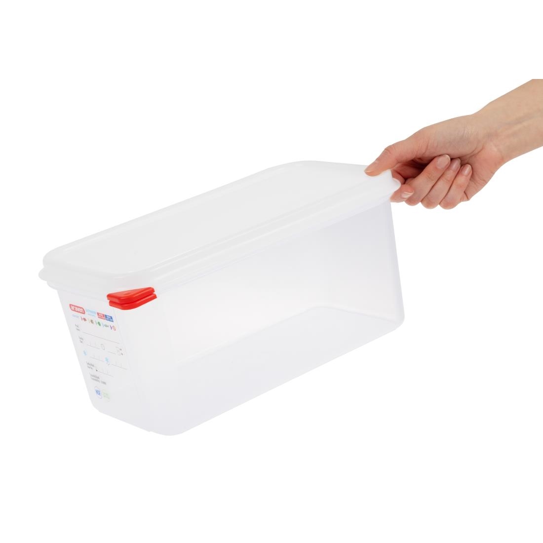 Araven polypropeen 1/3 gastronorm voedselbak 6L (4 stuks) - Afbeelding 8
