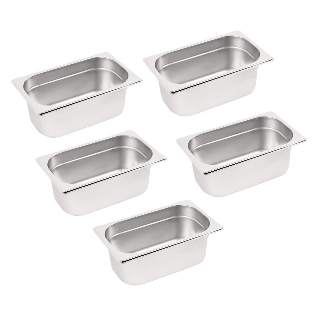 Vogue GN bakken set 5x GN 1/4 (5 stuks) - Afbeelding 3