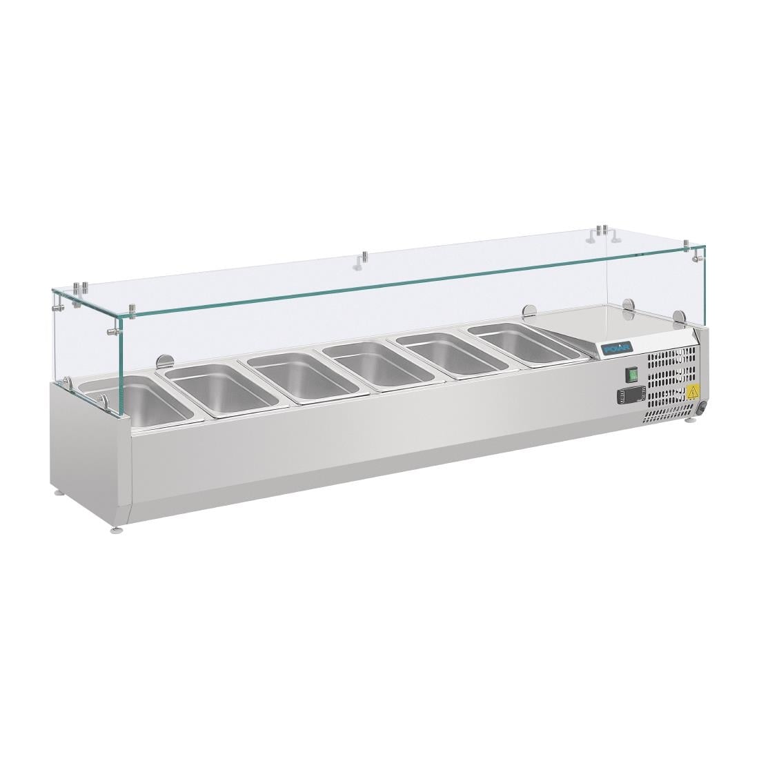 Polar G-serie koelvitrine 6x GN 1/4 - Afbeelding 2