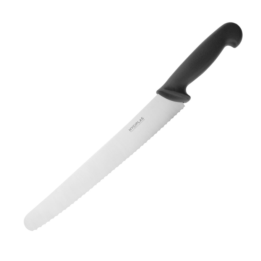 Hygiplas gekarteld gebakmes zwart 25,4cm - Afbeelding 2