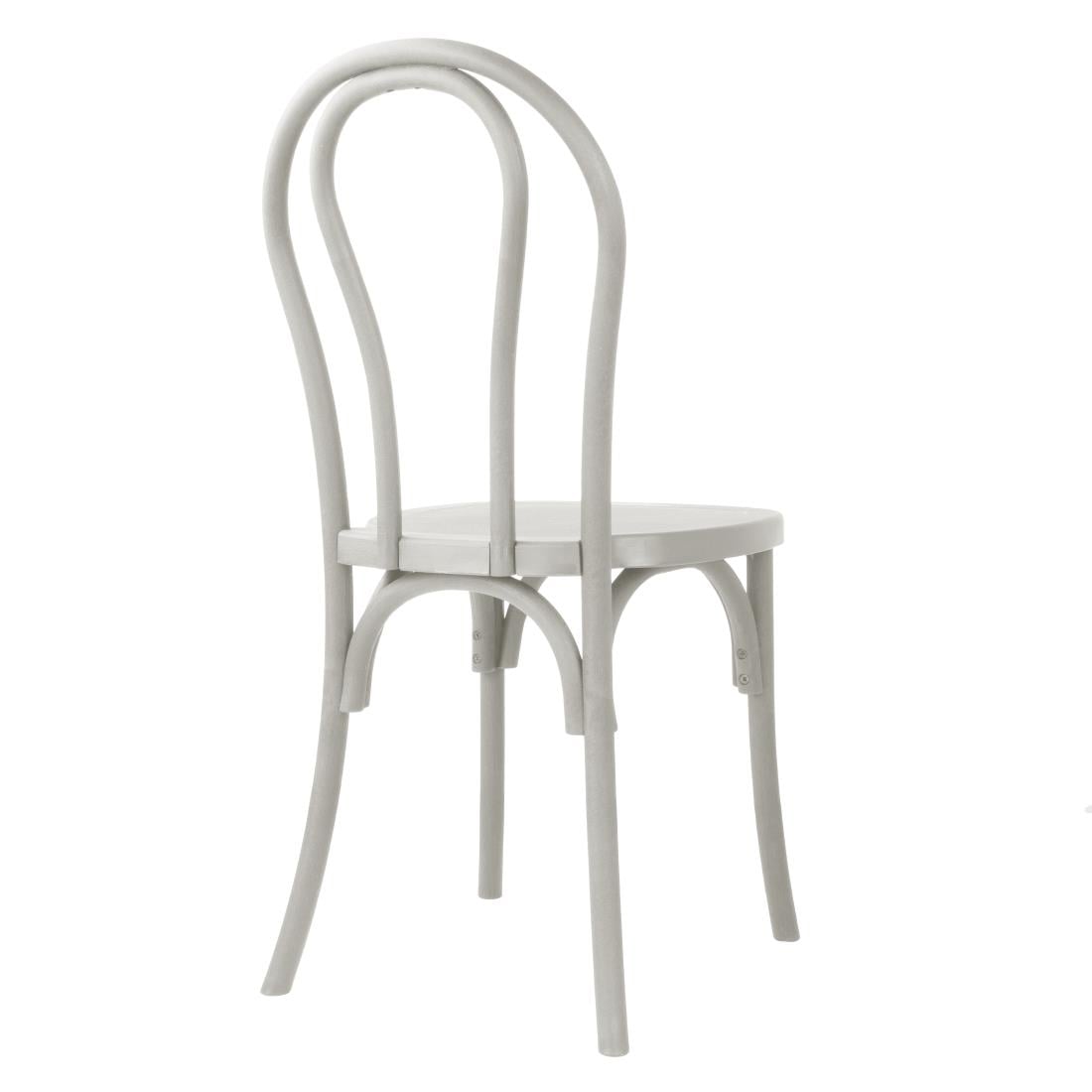 Bolero Soho bentwood stijl harsstoelen limewash (4 stuks) - Afbeelding 4