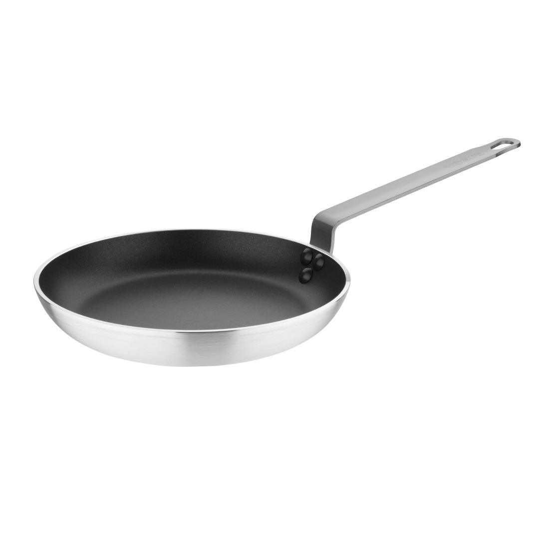 Vogue Platinum Plus geanodiseerd aluminium anti-aanbak Teflon crêpepan 30cm - Afbeelding 2