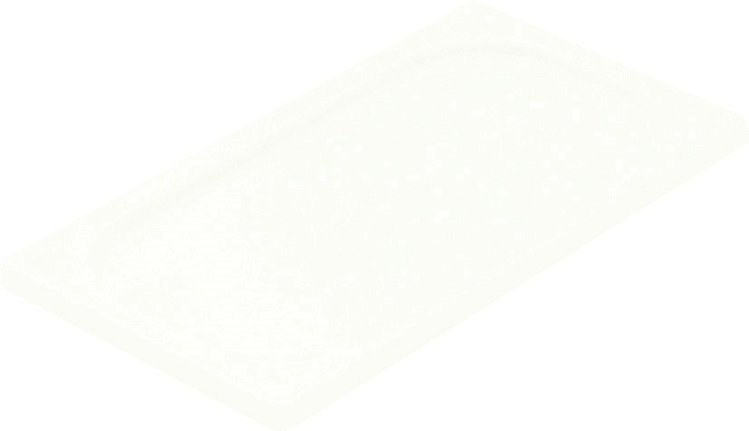 GN DEKSEL POLYPROPYLEEN 1/3GN - Afbeelding 2