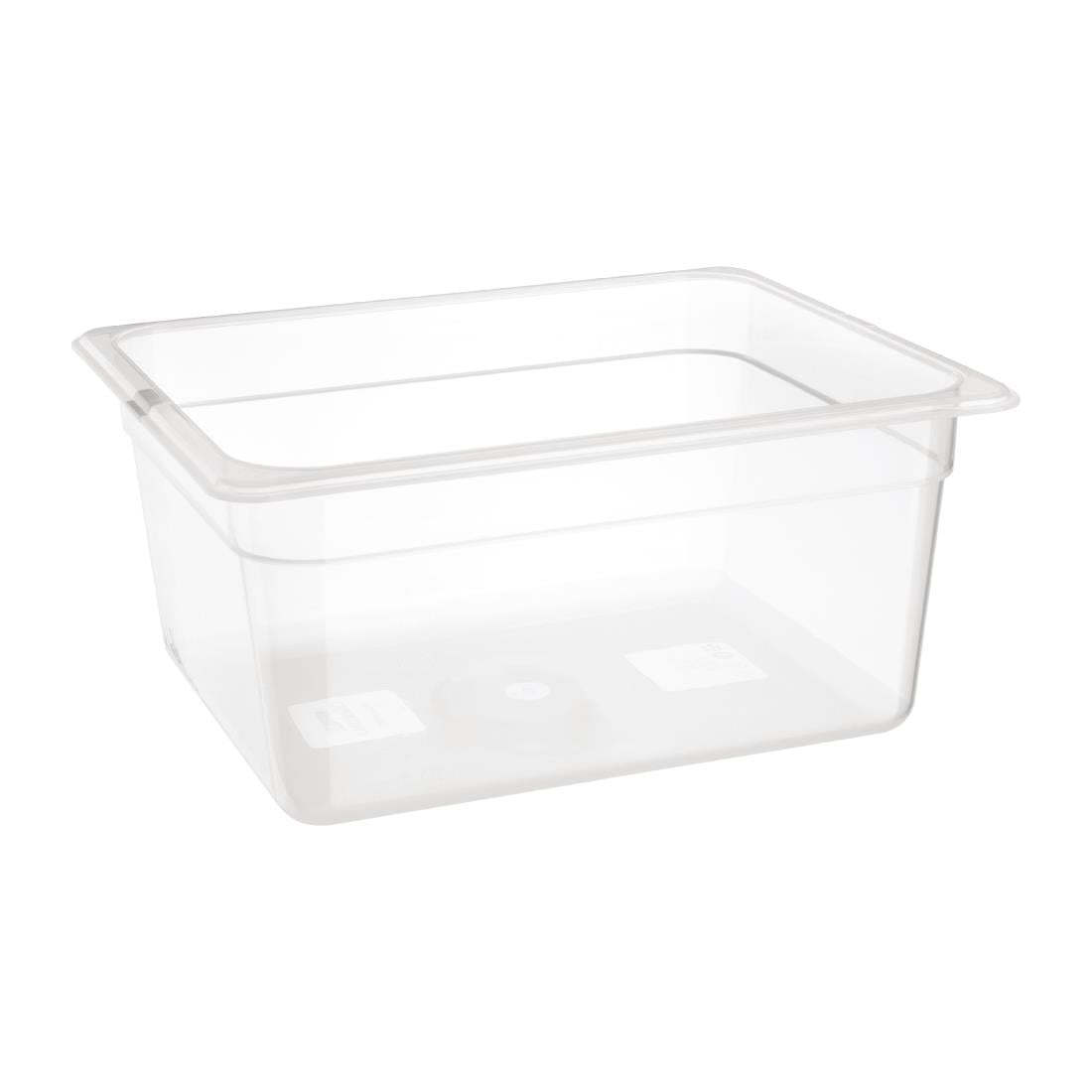 Nisbets Essentials polypropyleen 1/2 gastronorm bak zonder deksel 15cm - Afbeelding 2