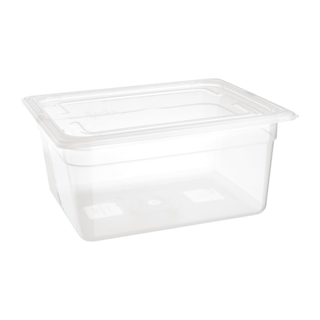 Nisbets Essentials polypropyleen 1/2 gastronorm bak zonder deksel 15cm - Afbeelding 4