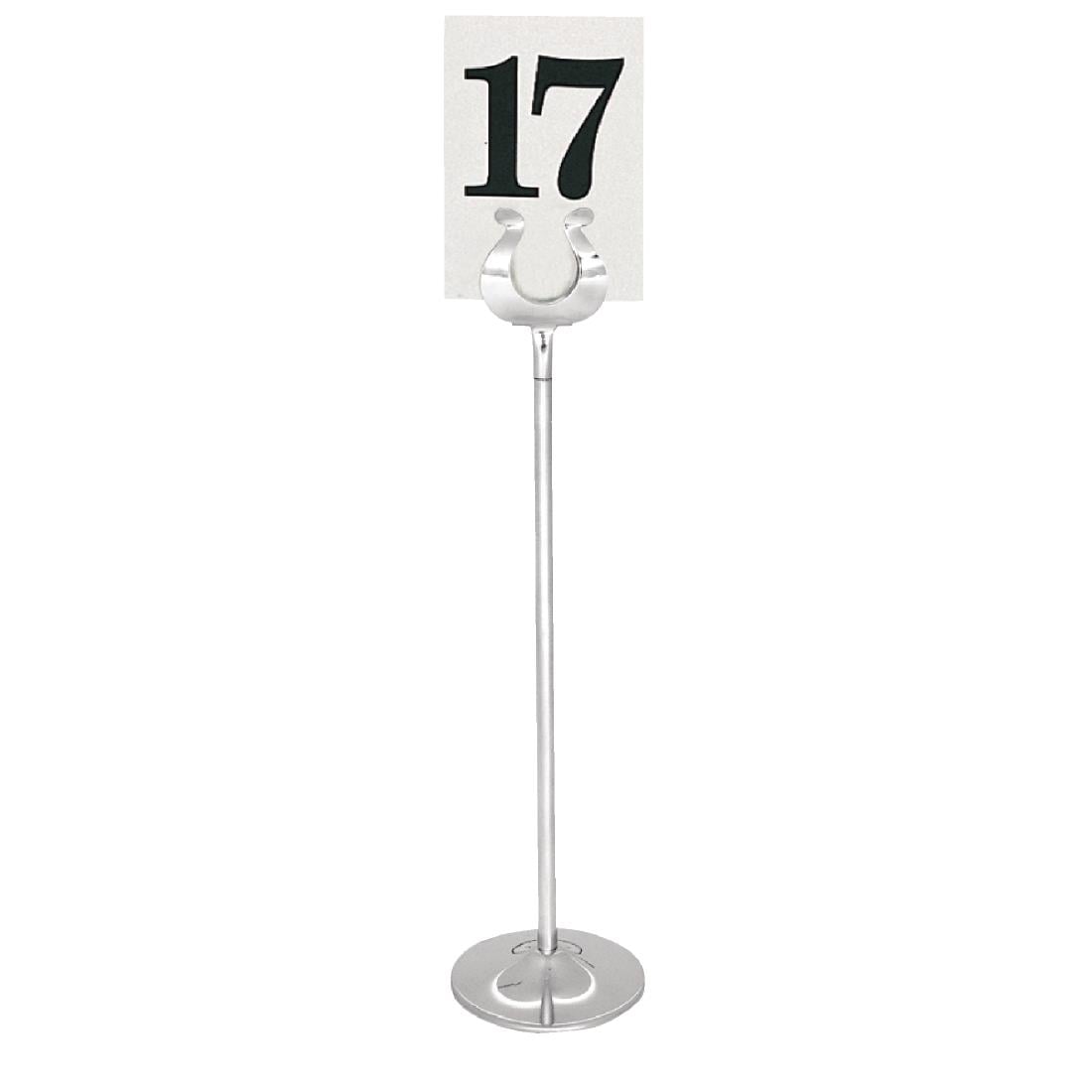 Olympia RVS tafelnummerstandaard 305mm - Afbeelding 3