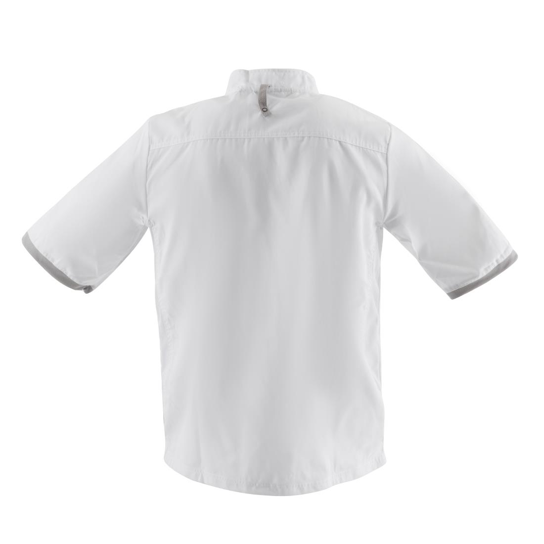 Southside unisex koksbuis korte mouw wit XS - Afbeelding 7