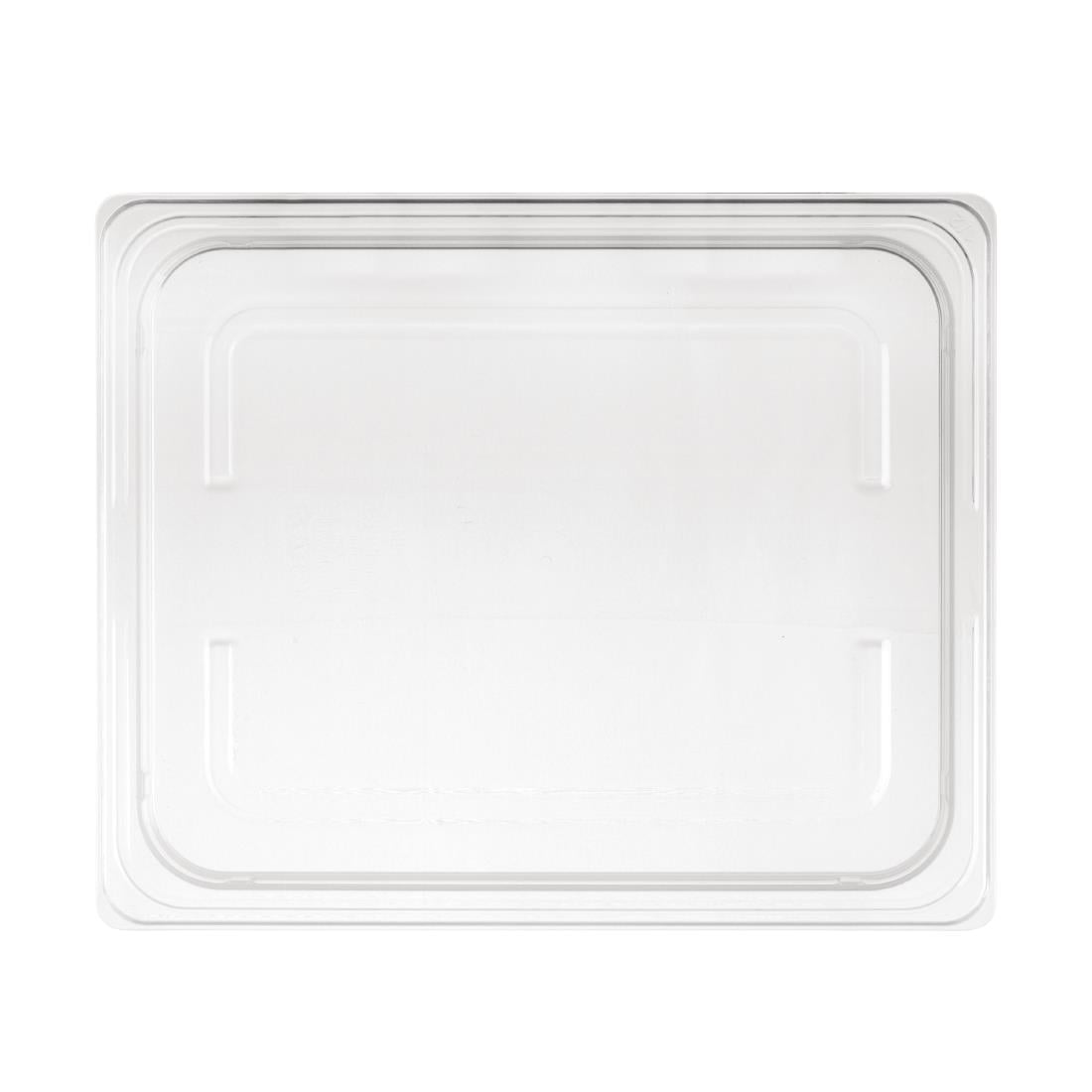 Nisbets Essentials polypropyleen transparant 1/2 gastronorm deksel - Afbeelding 2