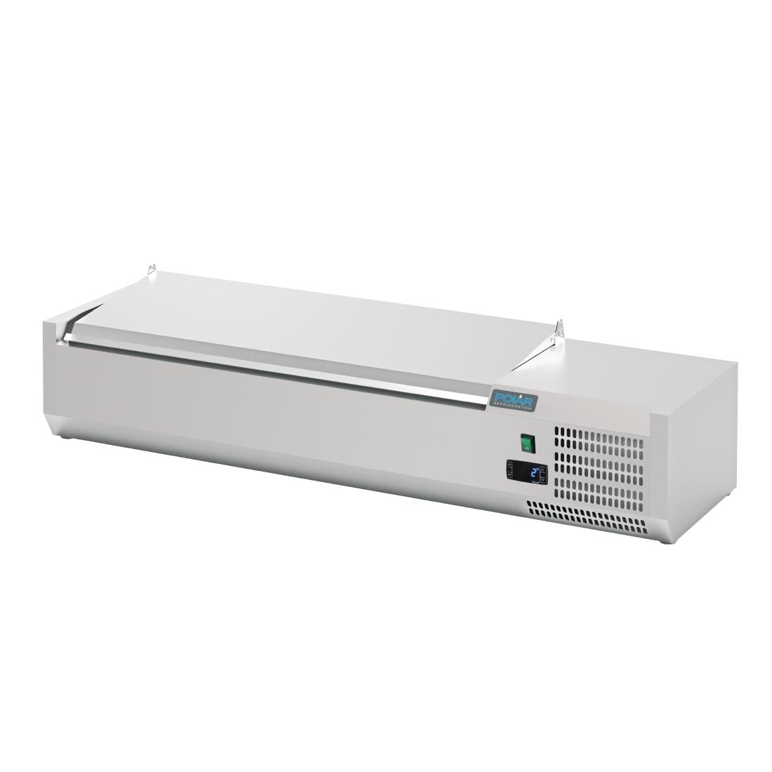 Polar G-serie aanrechtvoorbereidingskoelkast met deksel 5x 1/4gn - Afbeelding 4