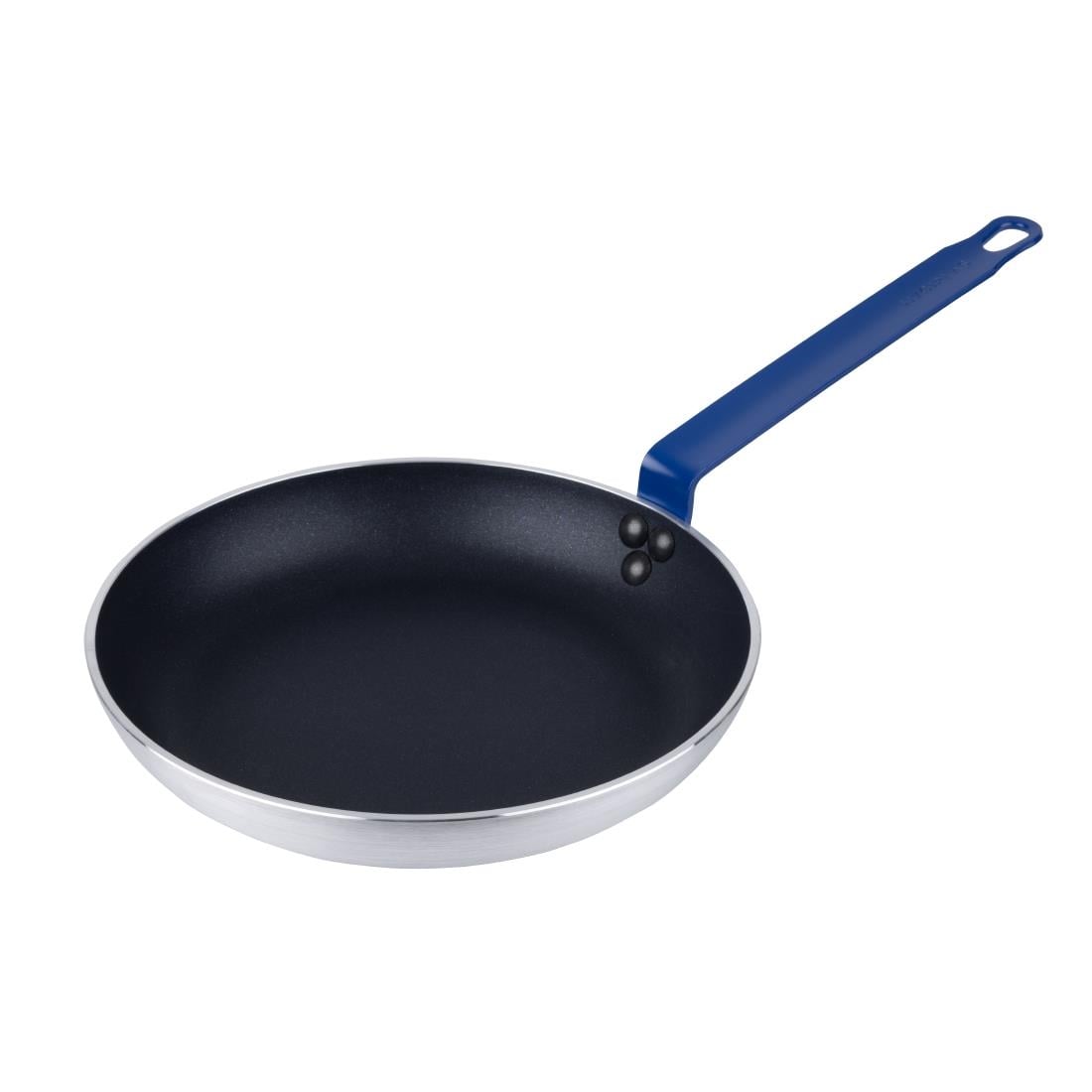Hygiplas aluminium koekenpan Teflon Platinum Plus anti-aanbaklaag blauw 28cm - Afbeelding 2