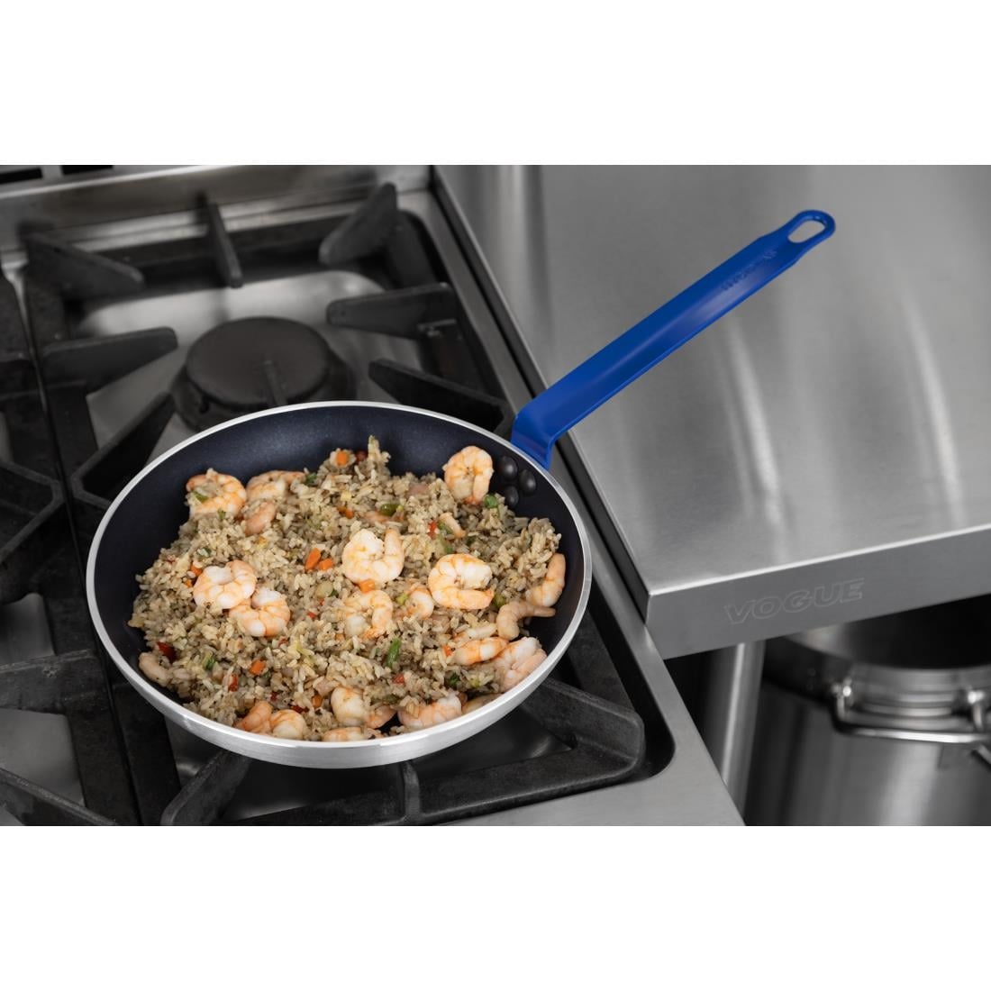 Hygiplas aluminium koekenpan Teflon Platinum Plus anti-aanbaklaag blauw 28cm - Afbeelding 7