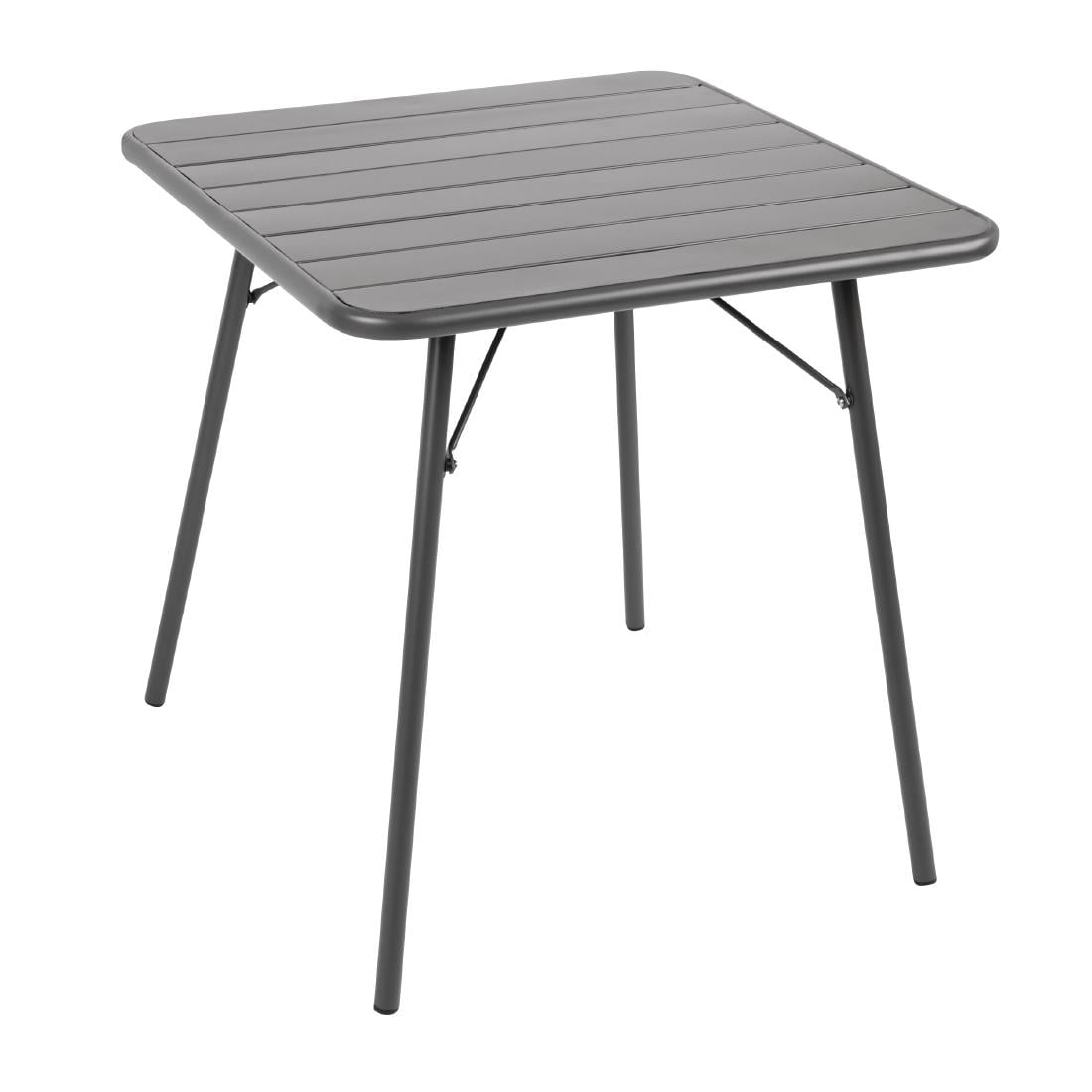 Bolero vierkante stalen tafel grijs 70cm - Afbeelding 2