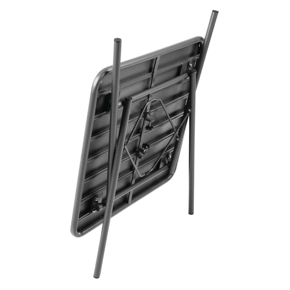 Bolero vierkante stalen tafel grijs 70cm - Afbeelding 4