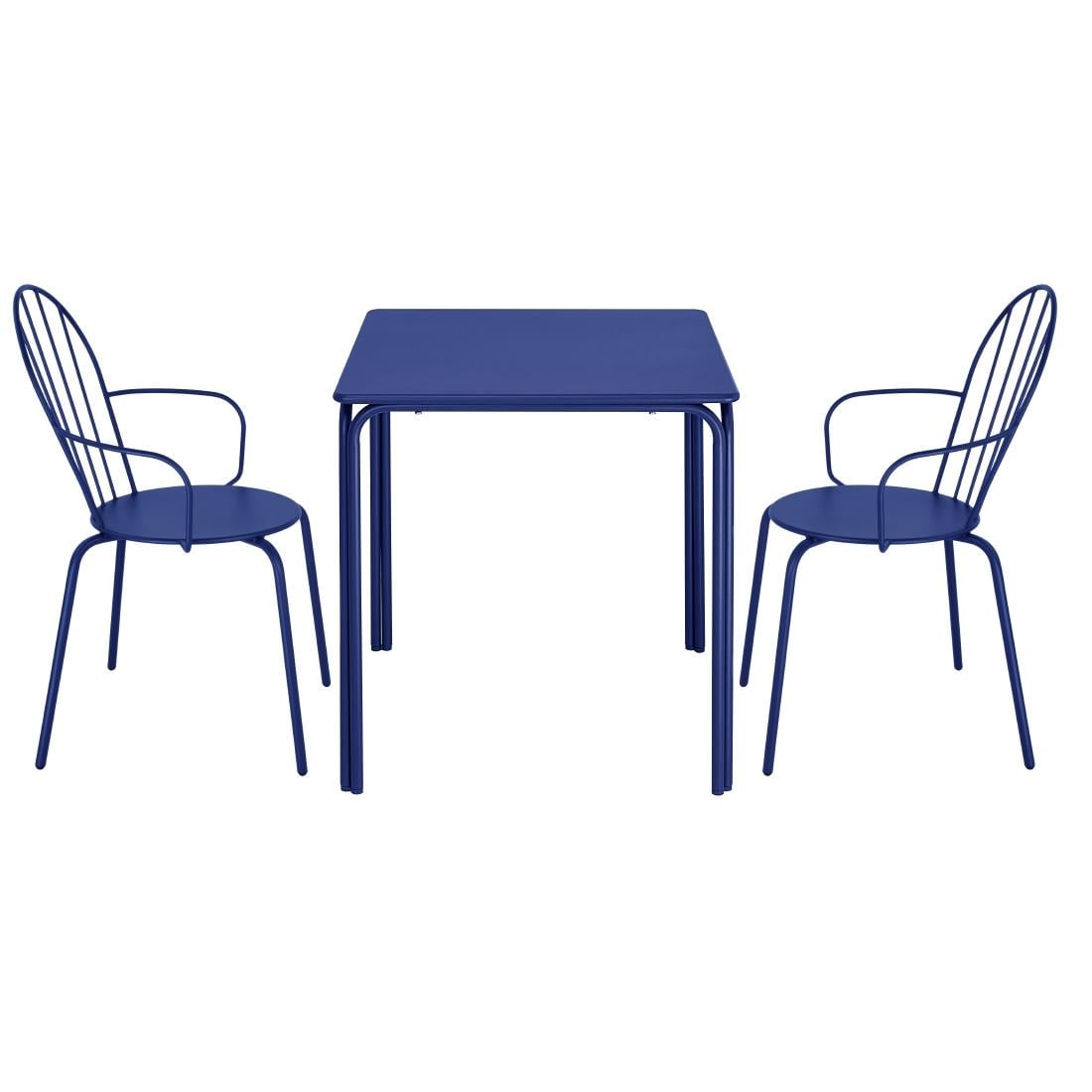 Bolero Adeline Armstoelen Donkerblauw (4 stuks) - Afbeelding 5