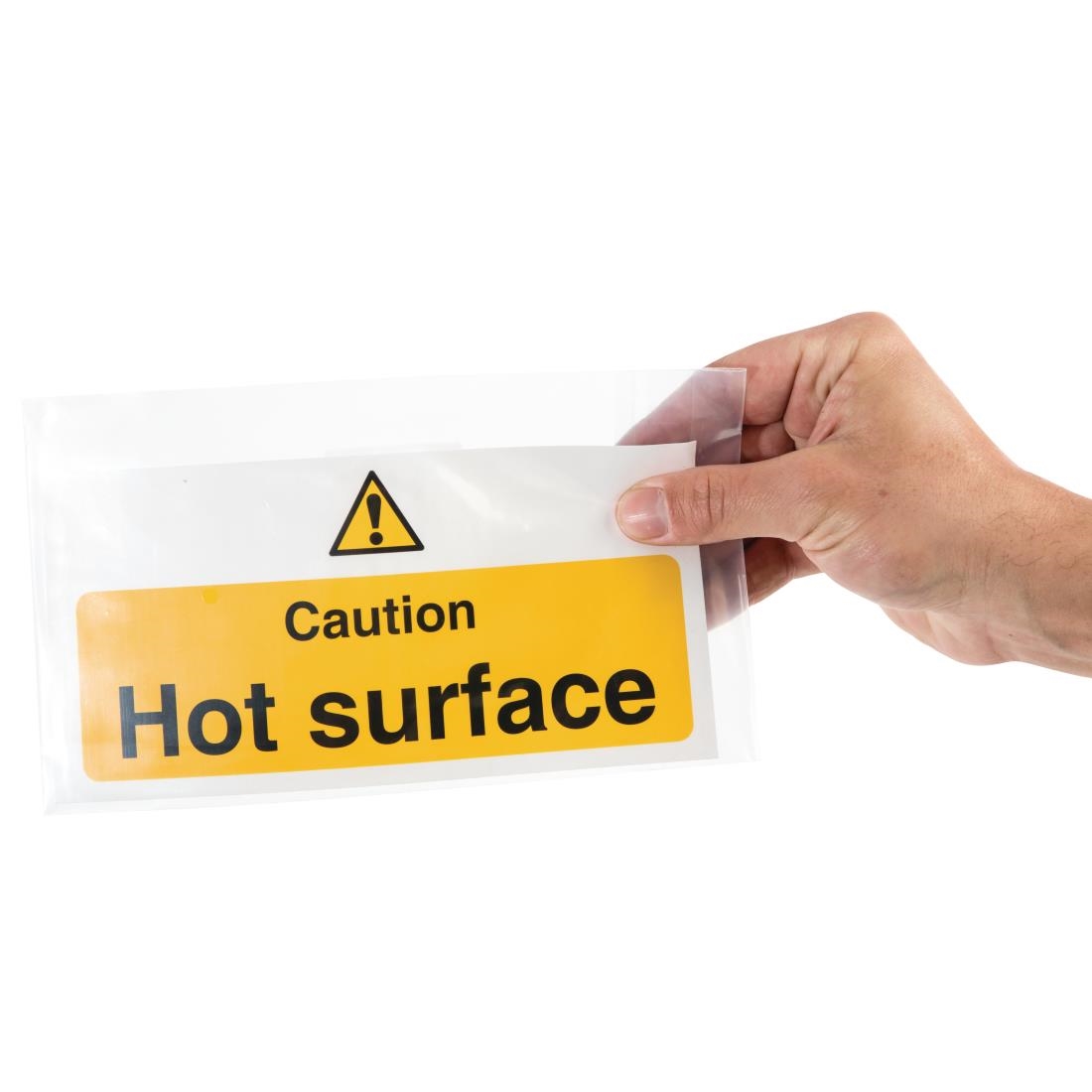 Vogue 'Caution - Hot surface' waarschuwingsbord - Afbeelding 4