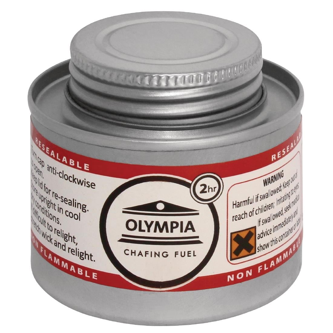 SPECIALE AANBIEDING Olympia Milan Chafing Dish x2 met Olympia vloeibare brandpasta x72 - Afbeelding 3