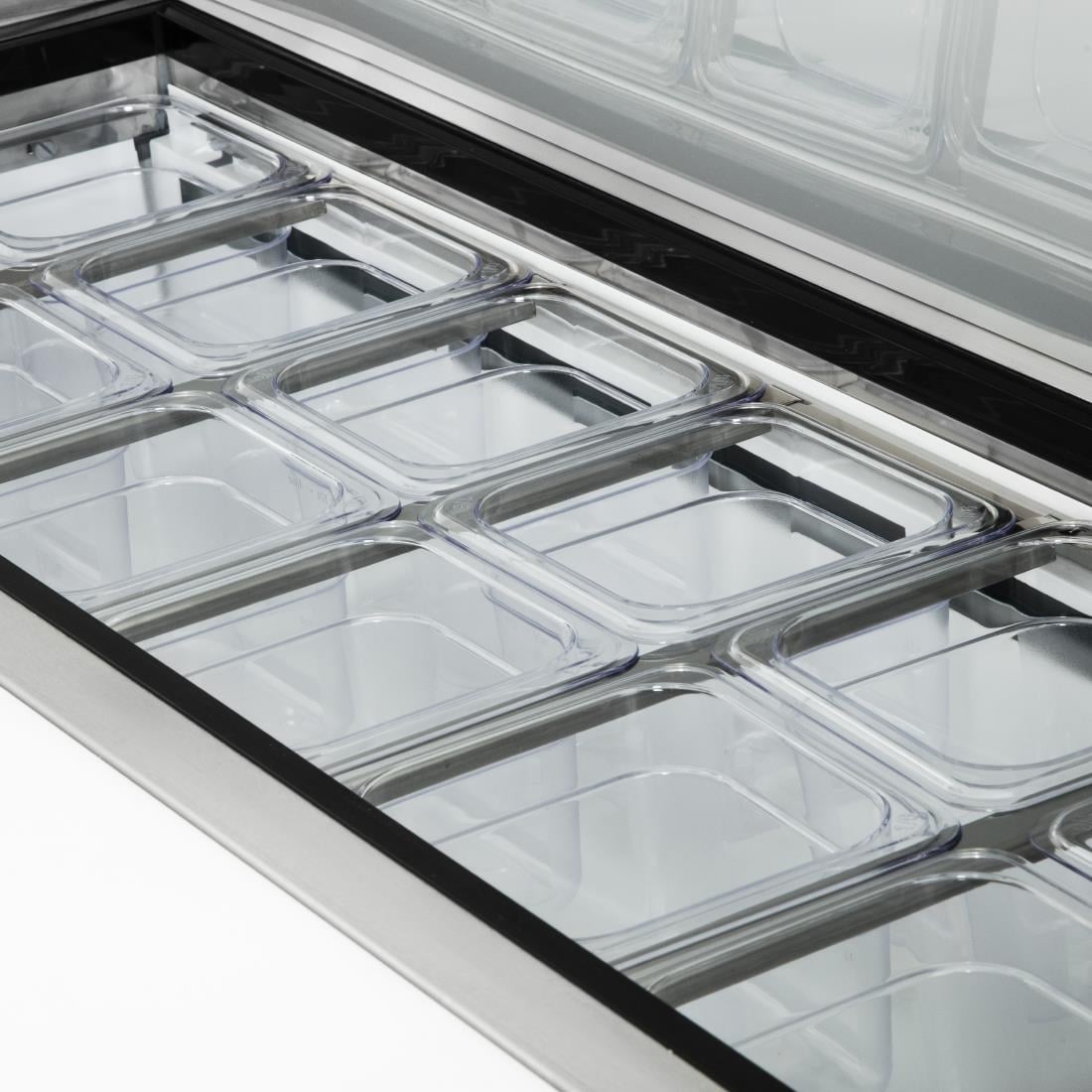 Polar U-serie 2-deurs gekoelde saladette 527L - Afbeelding 5