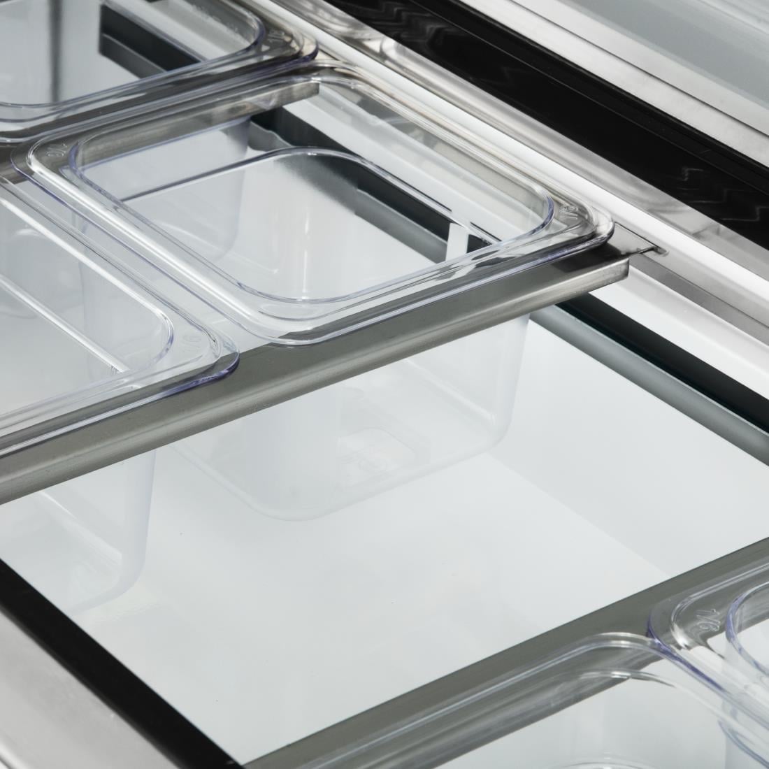 Polar U-serie 2-deurs gekoelde saladette 527L - Afbeelding 6