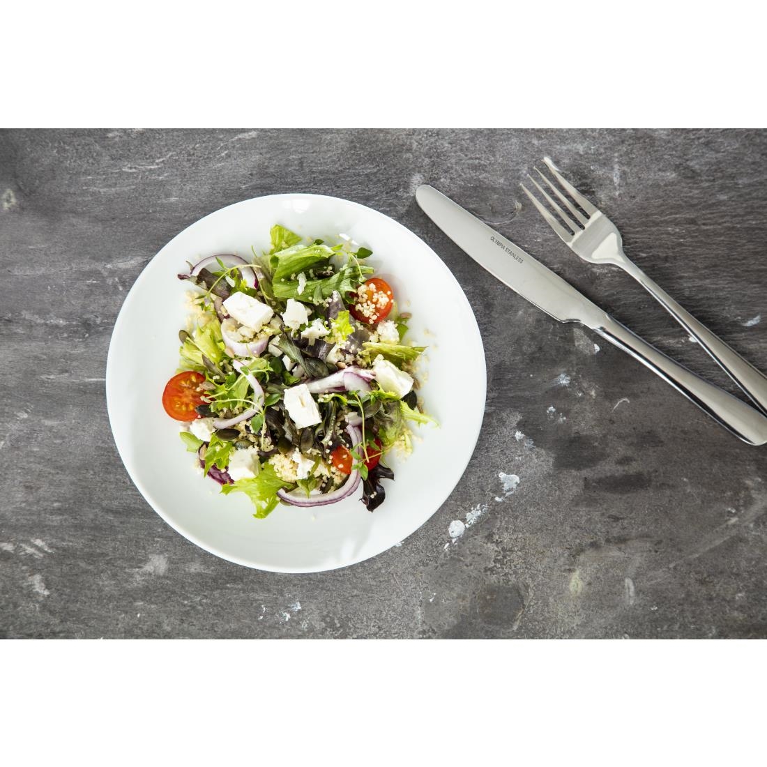 Olympia Whiteware Coupeborden 20cm (12 Stuks) - Afbeelding 8